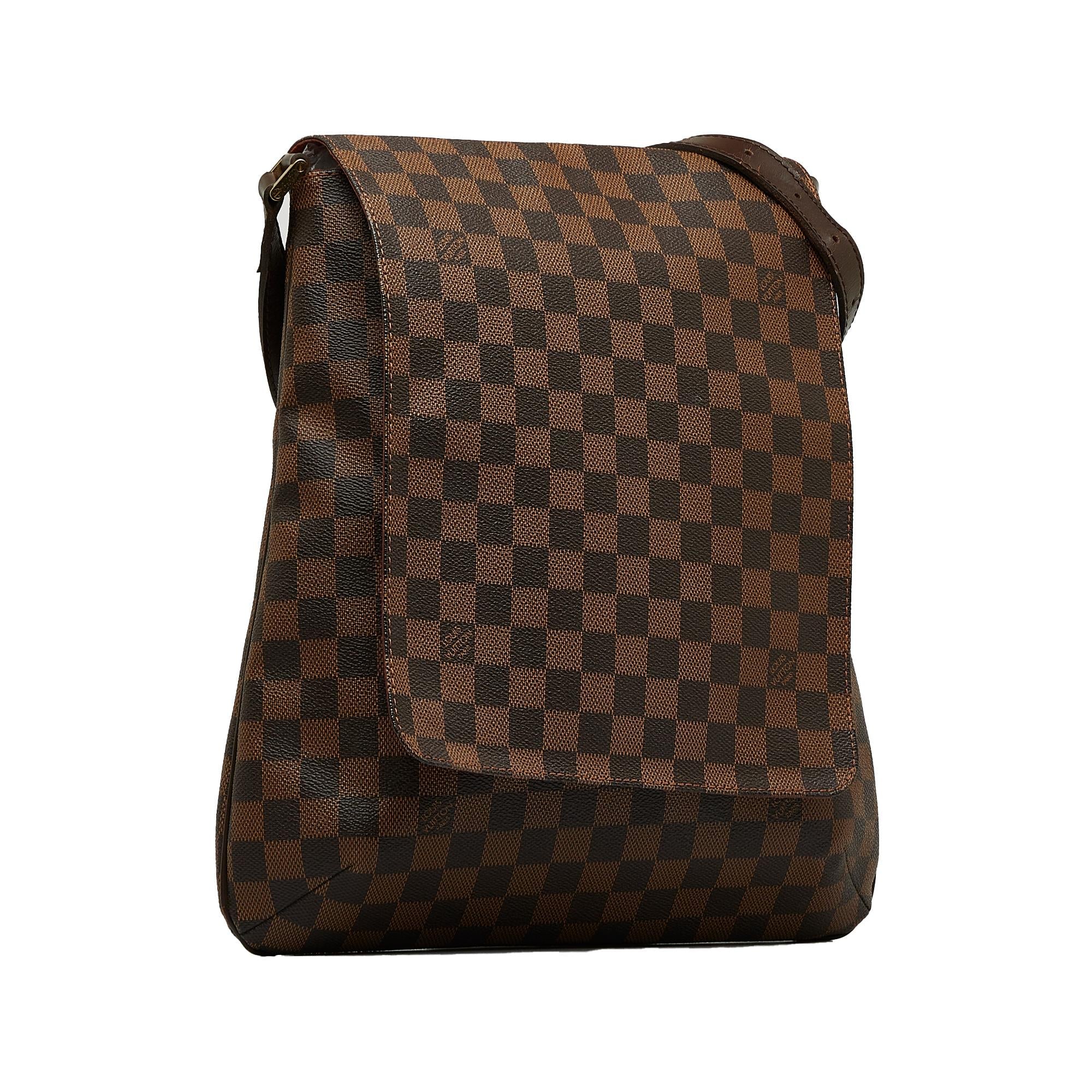Louis Vuitton Damier Ebene Musette Salsa Long Strap (SHG-BUnnLc)