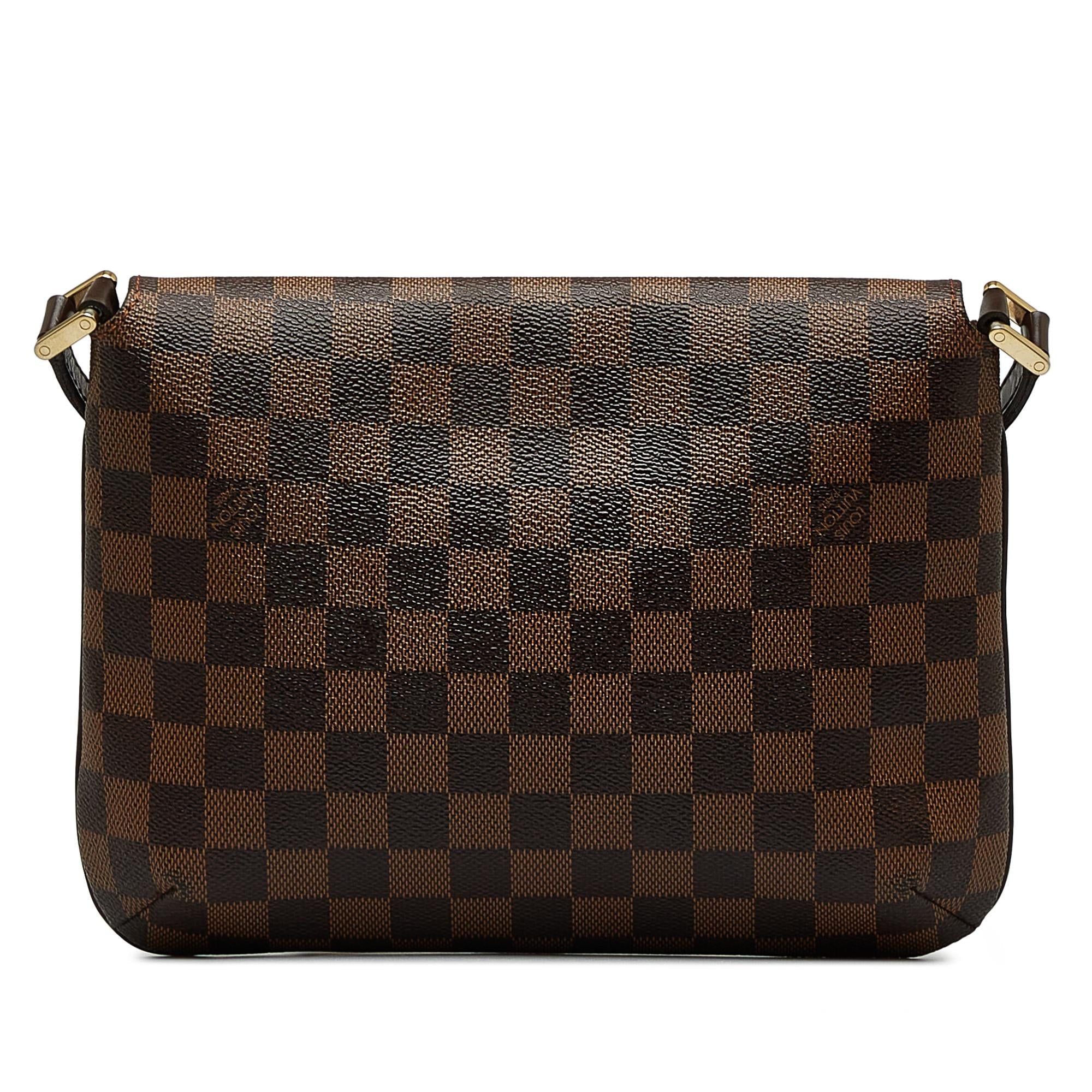 Louis Vuitton Damier Ebene Musette Tango Short Strap (SHG-ot5iHw)