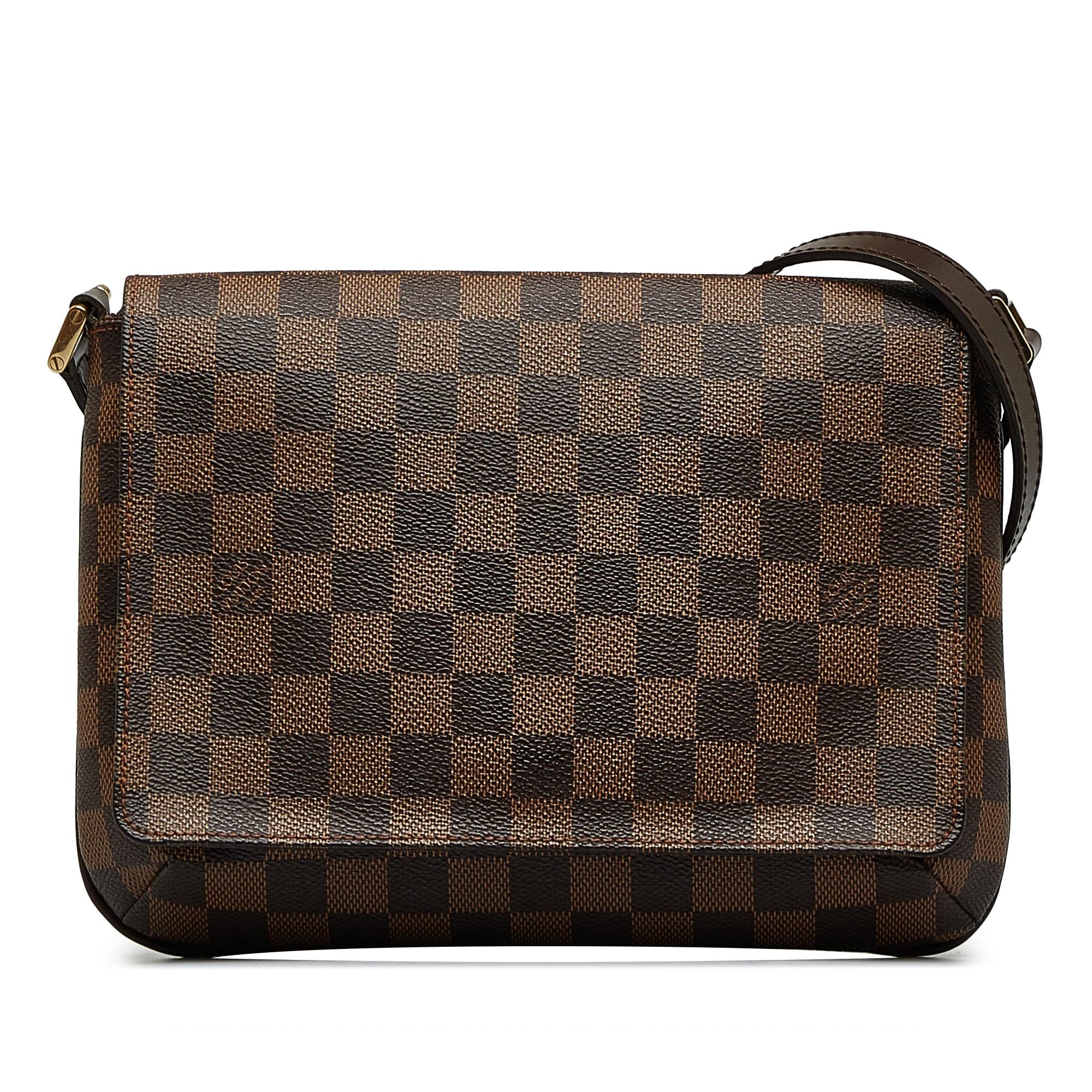 Louis Vuitton Damier Ebene Musette Tango Short Strap (SHG-ot5iHw)
