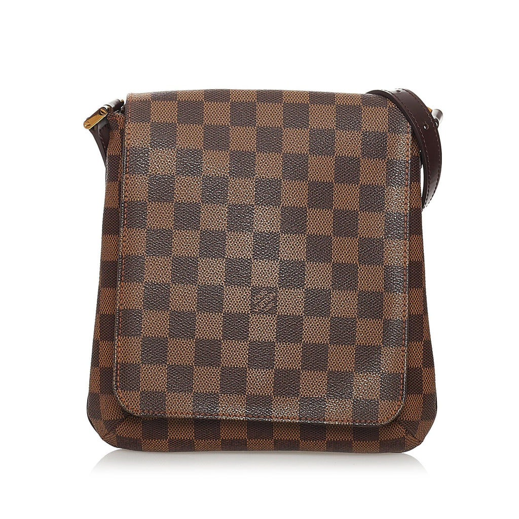 Louis Vuitton Damier Ebene PM Musette Salsa Short Strap (SHG-XwJ0B0)