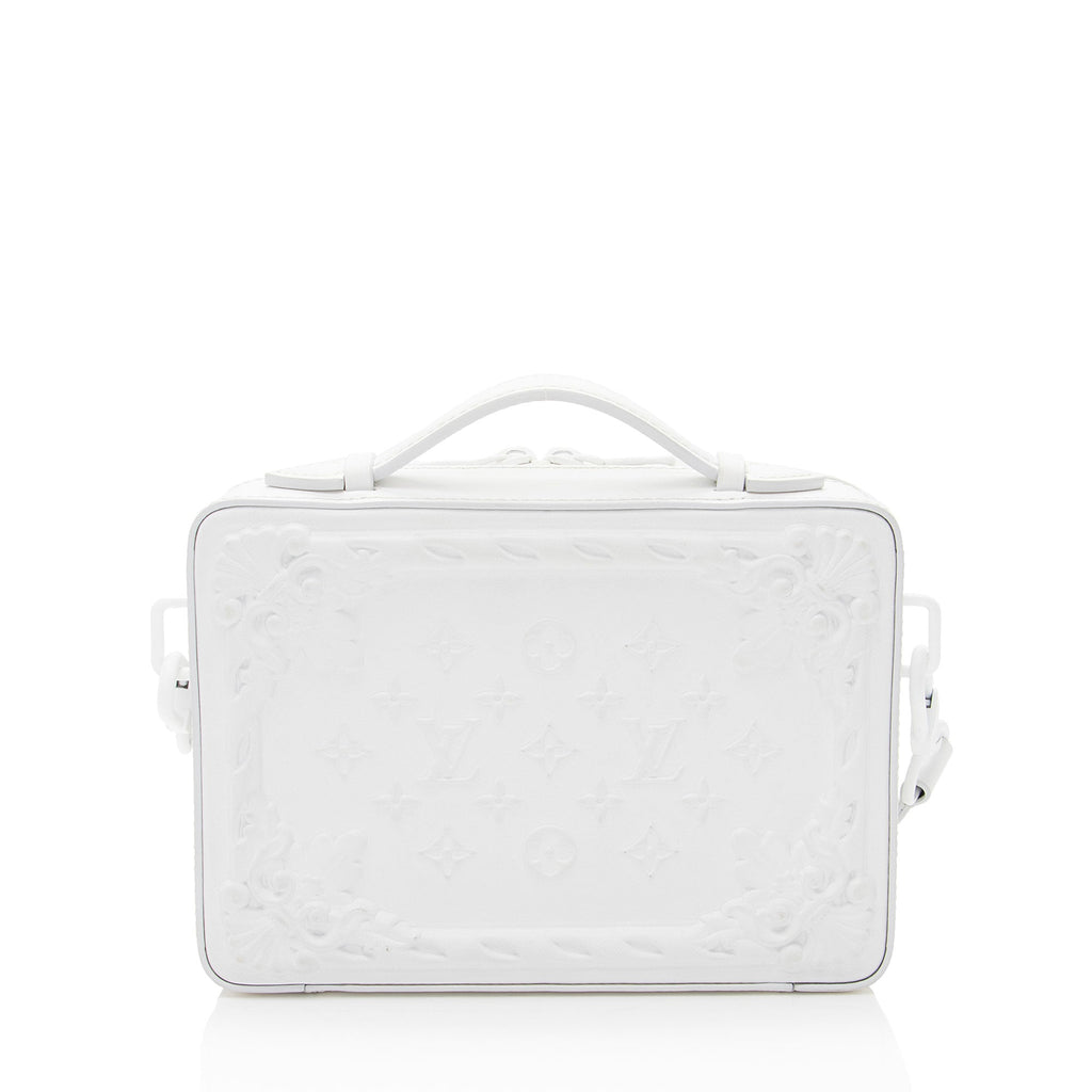 Louis Vuitton Debossed Calfskin Monogram Versailles Handle Soft Trunk