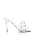 Louis Vuitton Embossed Lambskin Monogram By The Pool Revival Mules - Size 9 / 39