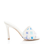 Louis Vuitton Embossed Lambskin Monogram By The Pool Revival Mules - Size 9 / 39