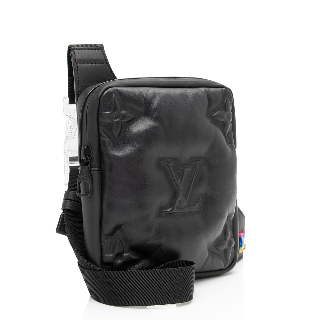 Louis Vuitton Giant Monogram Puffer Lambskin A4 Sling Bag (SHF-ARCDQH)
