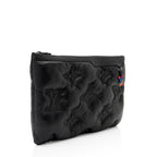Louis Vuitton Giant Monogram Puffer Lambskin A4 Zip Pouch