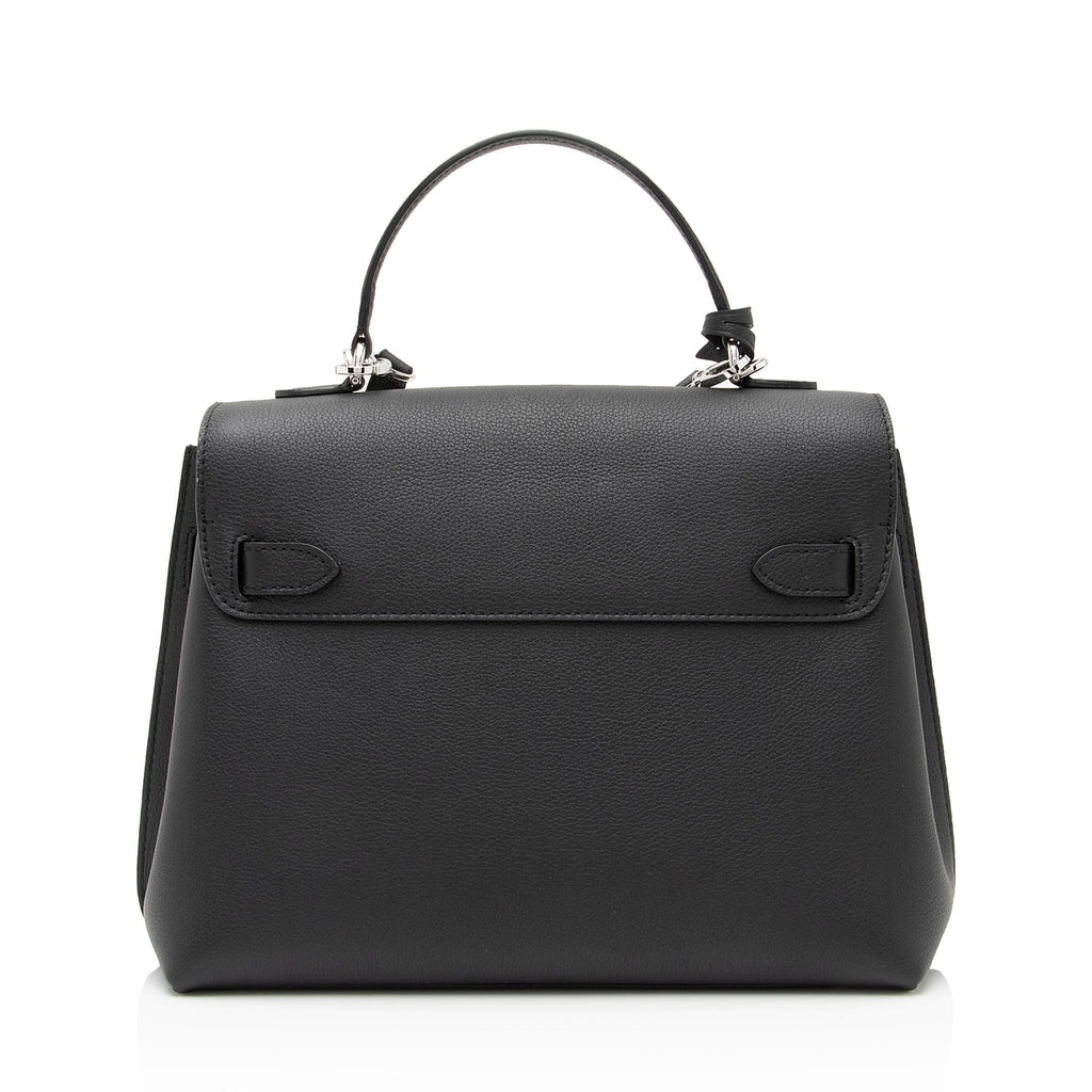 Louis Vuitton Grained Calfskin Lockme Ever MM Satchel (SHF-wlXBsa)