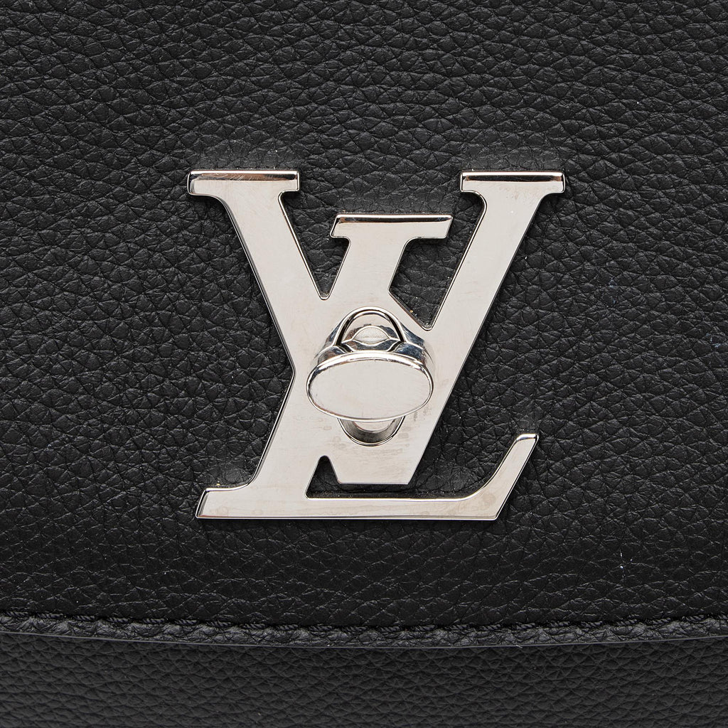 Louis Vuitton Grained Calfskin Lockme Ever MM Satchel (SHF-wlXBsa)