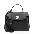 Louis Vuitton Grained Calfskin Lockme Ever MM Satchel (SHF-wlXBsa)