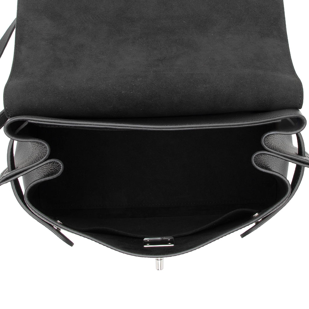 Louis Vuitton Grained Calfskin Lockme Ever MM Satchel (SHF-wlXBsa)