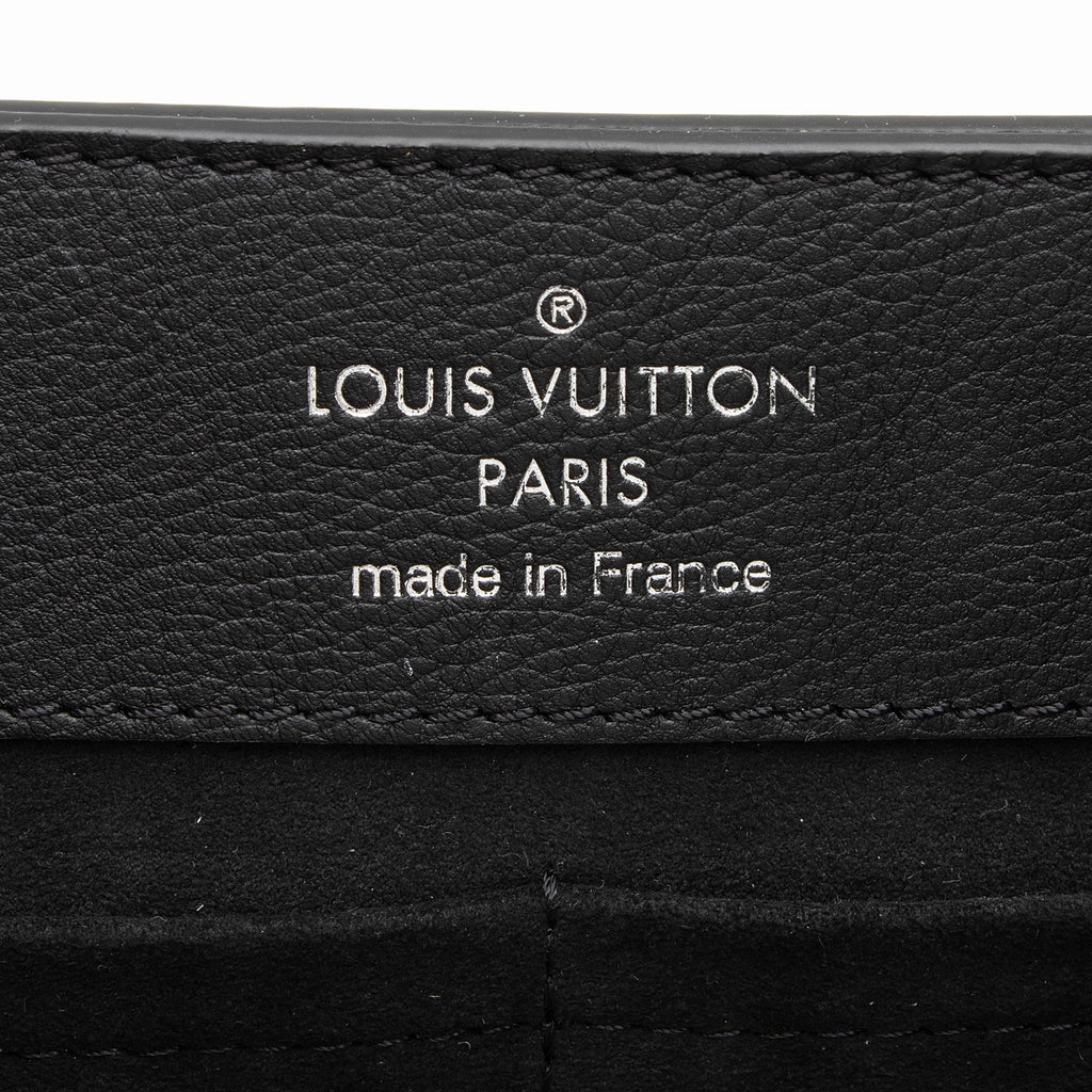 Louis Vuitton Grained Calfskin Lockme Ever MM Satchel (SHF-wlXBsa)