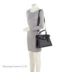 Louis Vuitton Grained Calfskin Lockme Ever MM Satchel (SHF-wlXBsa)