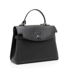 Louis Vuitton Grained Calfskin Lockme Ever MM Satchel (SHF-wlXBsa)