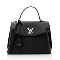 Louis Vuitton Grained Calfskin Lockme Ever MM Satchel (SHF-OiIBfz)
