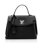 Louis Vuitton Grained Calfskin Lockme Ever MM Satchel (SHF-OiIBfz)