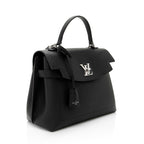 Louis Vuitton Grained Calfskin Lockme Ever MM Satchel (SHF-OiIBfz)