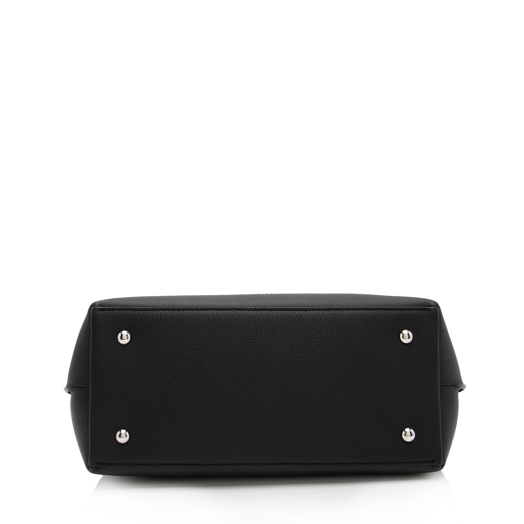 Louis Vuitton Grained Calfskin Lockme Ever MM Satchel (SHF-xxWmqD)
