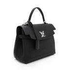 Louis Vuitton Grained Calfskin Lockme Ever MM Satchel (SHF-xxWmqD)