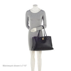 Louis Vuitton Grained Calfskin Lockme Shopper Tote (SHF-21964)