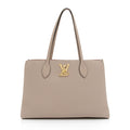 Louis Vuitton Grained Calfskin Lockme Shopper Tote (SHF-rjiNdJ)