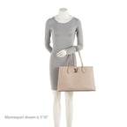Louis Vuitton Grained Calfskin Lockme Shopper Tote (SHF-rjiNdJ)