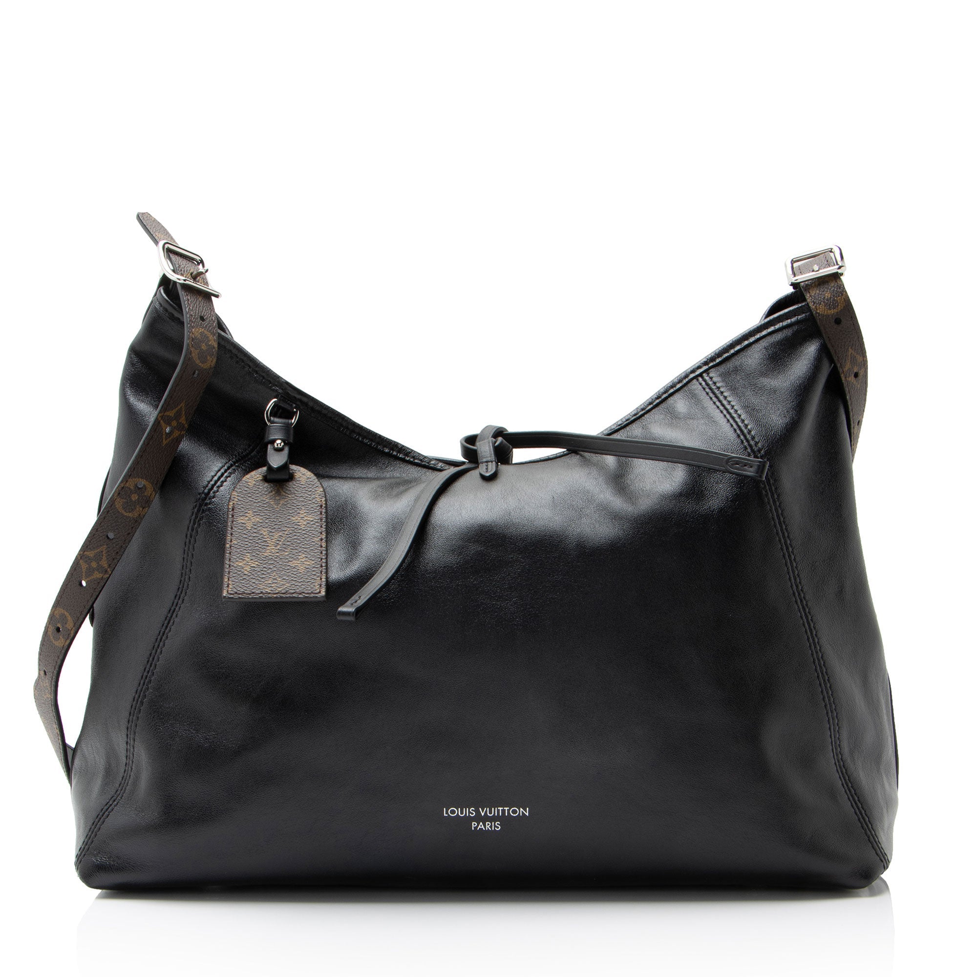 Louis Vuitton Lambskin CarryAll Vibe MM Shoulder Bag