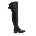 Louis Vuitton Lambskin LV Over the Knee Boots - Size 7.5 / 37.5 (SHF-rbraiU)