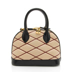 Louis Vuitton Lambskin Malletage Alma BB Satchel