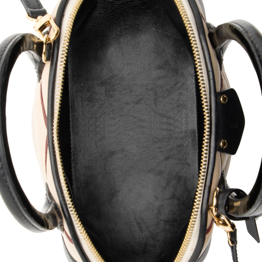 Louis Vuitton Lambskin Malletage Alma BB Satchel
