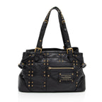Louis Vuitton Limited Edition Lambskin Riveting Satchel (SHF-qoeOQg)