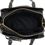 Louis Vuitton Limited Edition Lambskin Riveting Satchel (SHF-qoeOQg)