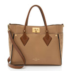Louis Vuitton Mahina Calfskin On My Side MM Tote (SHF-C4Ei6m)