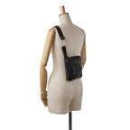 Louis Vuitton Monogram A4 Lambskin Puffer Asymmetrical Sling Bag (SHG-pGV6sE)