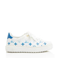 Louis Vuitton Monogram Calfskin Time Out Sneakers - Size 7.5 / 37.5