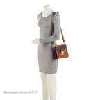 Louis Vuitton Monogram Canvas Calfskin Biface Shoulder Bag