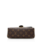 Louis Vuitton Monogram Canvas Calfskin Locky BB Satchel (SHF-BM8gZ0)