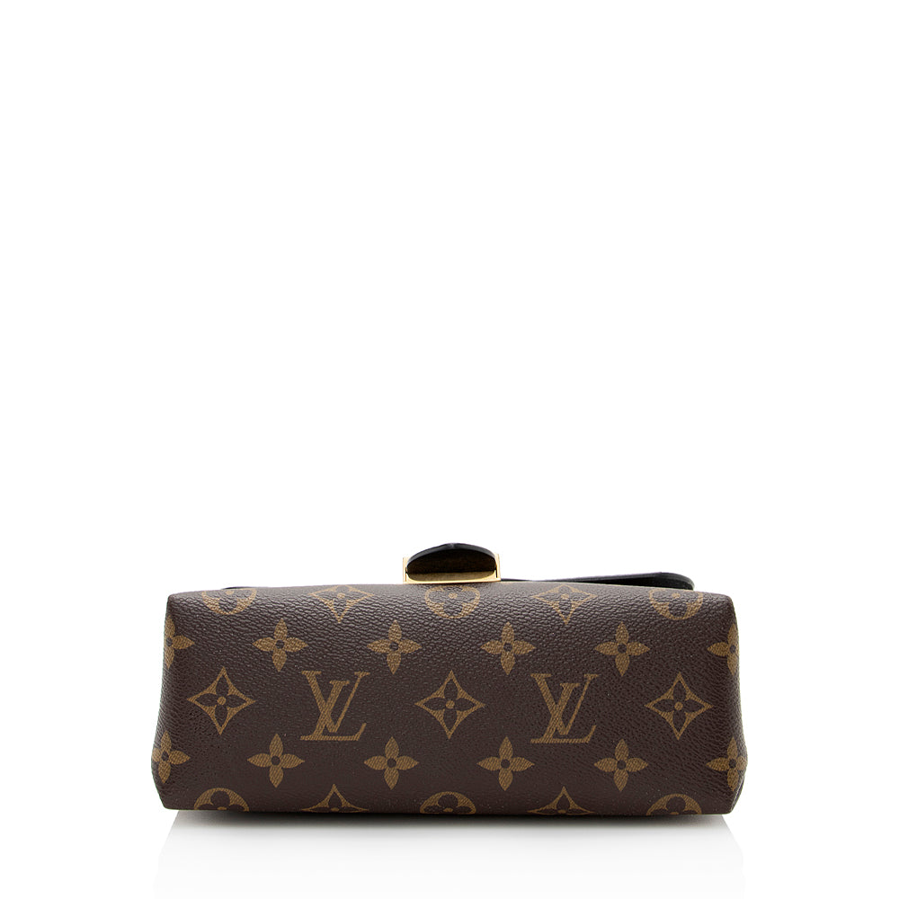 Louis Vuitton Monogram Canvas Calfskin Locky BB Satchel (SHF-BM8gZ0)