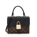Louis Vuitton Monogram Canvas Calfskin Locky BB Satchel (SHF-BM8gZ0)