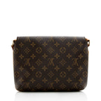 Louis Vuitton Monogram Canvas Musette Tango Shoulder Bag (SHF-187423)