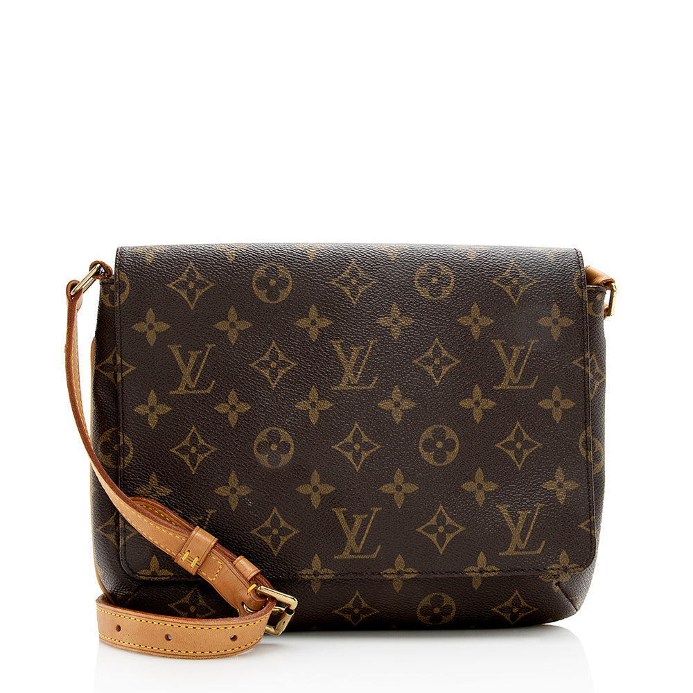 Louis Vuitton Monogram Canvas Musette Tango Shoulder Bag (SHF-187423)