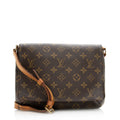 Louis Vuitton Vintage Monogram Canvas Musette Tango Shoulder Bag - FINAL SALE (SHF-20343)