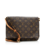 Louis Vuitton Vintage Monogram Canvas Musette Tango Shoulder Bag - FINAL SALE (SHF-20343)