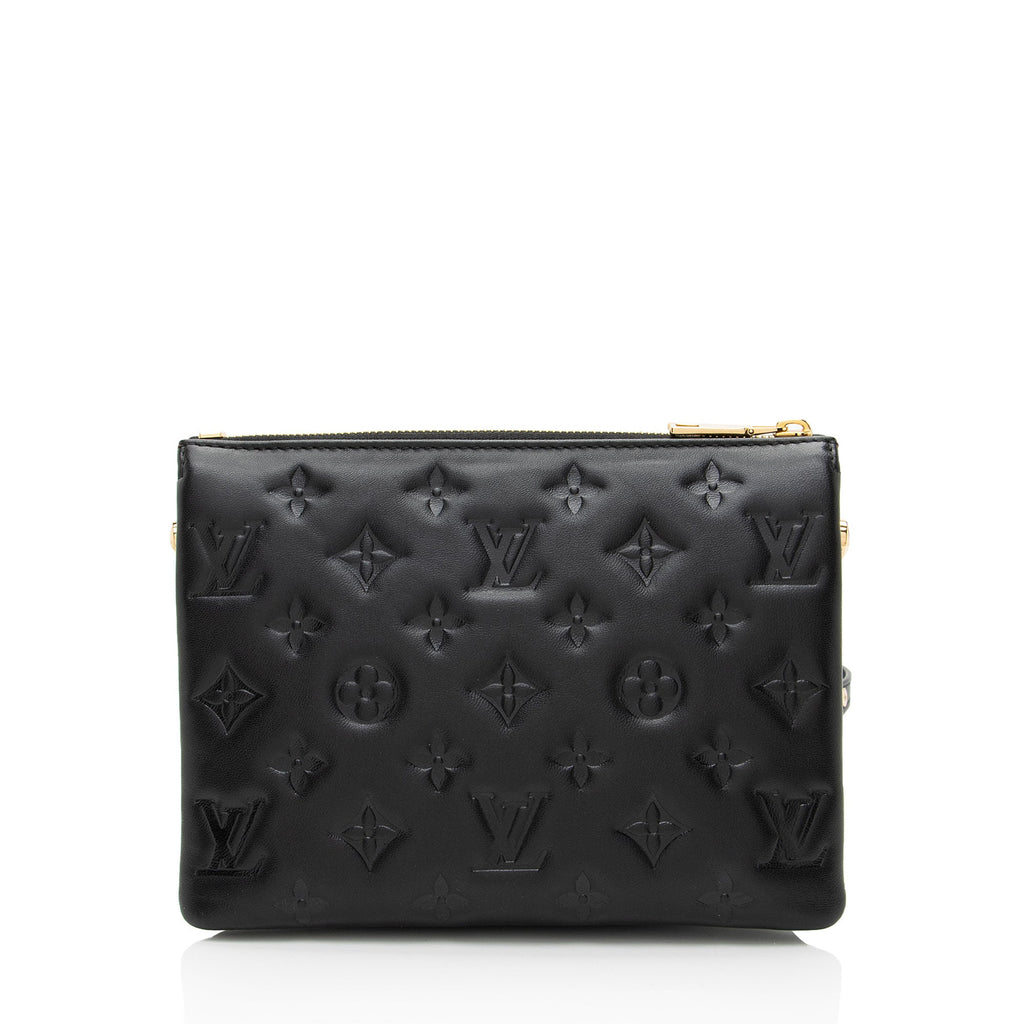 Louis Vuitton Monogram Embossed Lambskin Coussin BB Shoulder Bag