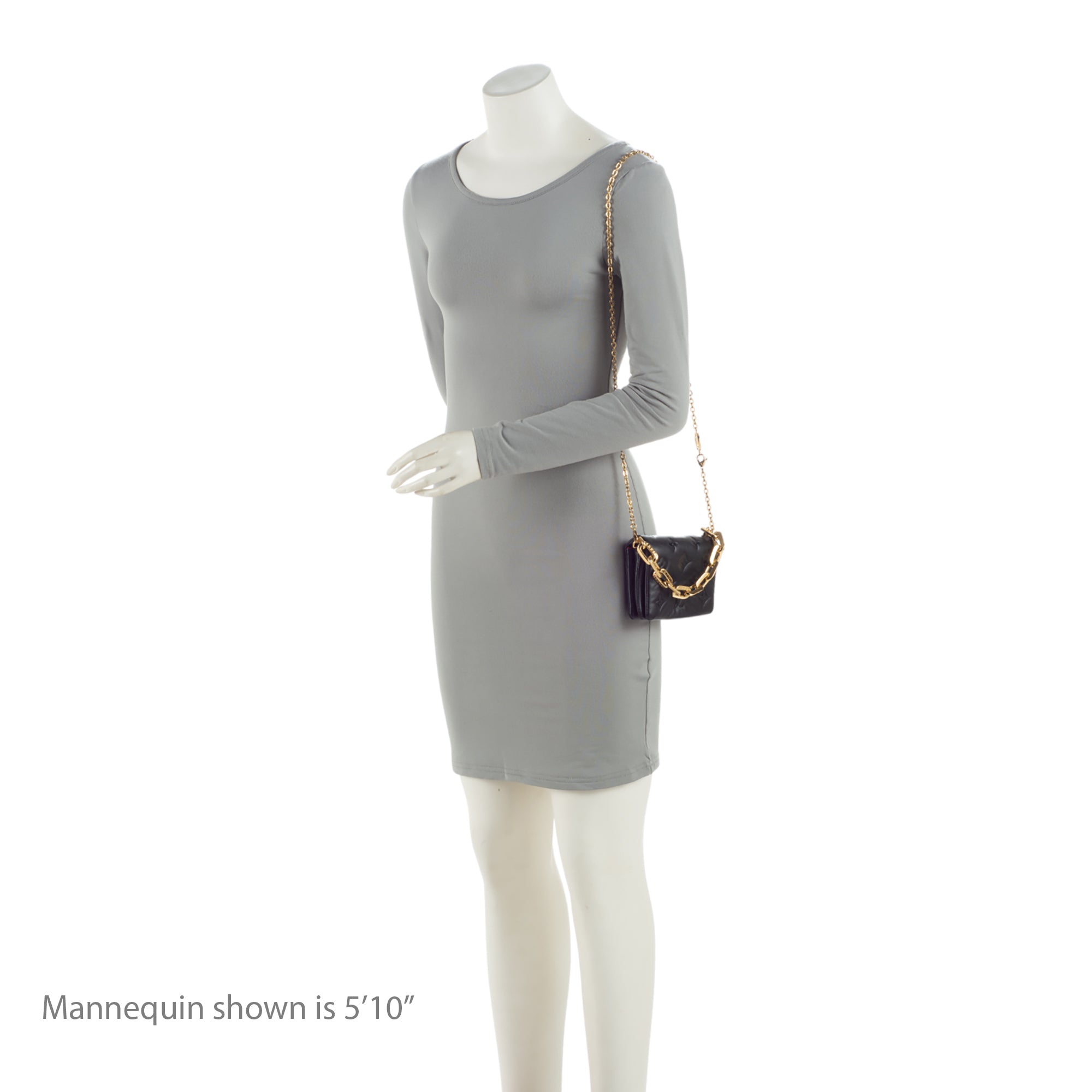 Louis Vuitton Monogram Embossed Lambskin Coussin Belt Bag (SHF-seGJuK)
