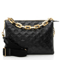 Louis Vuitton Monogram Embossed Lambskin Coussin MM Shoulder Bag
