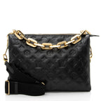 Louis Vuitton Monogram Embossed Lambskin Coussin MM Shoulder Bag