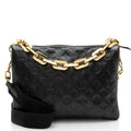Louis Vuitton Monogram Embossed Lambskin Coussin MM Shoulder Bag