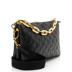 Louis Vuitton Monogram Embossed Lambskin Coussin MM Shoulder Bag