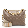 Louis Vuitton Monogram Embossed Lambskin Coussin MM Shoulder Bag