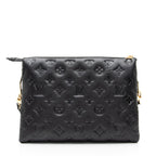 Louis Vuitton Monogram Embossed Lambskin Coussin PM Shoulder Bag (SHF-23655)