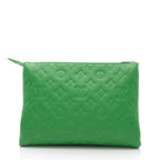 Louis Vuitton Monogram Embossed Lambskin Coussin PM Shoulder Bag (SHF-j2m8SE)